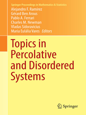 cover image of Topics in Percolative and Disordered Systems